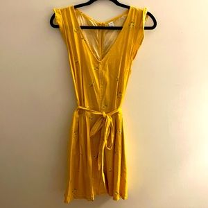 Linen Blend Floral Romper